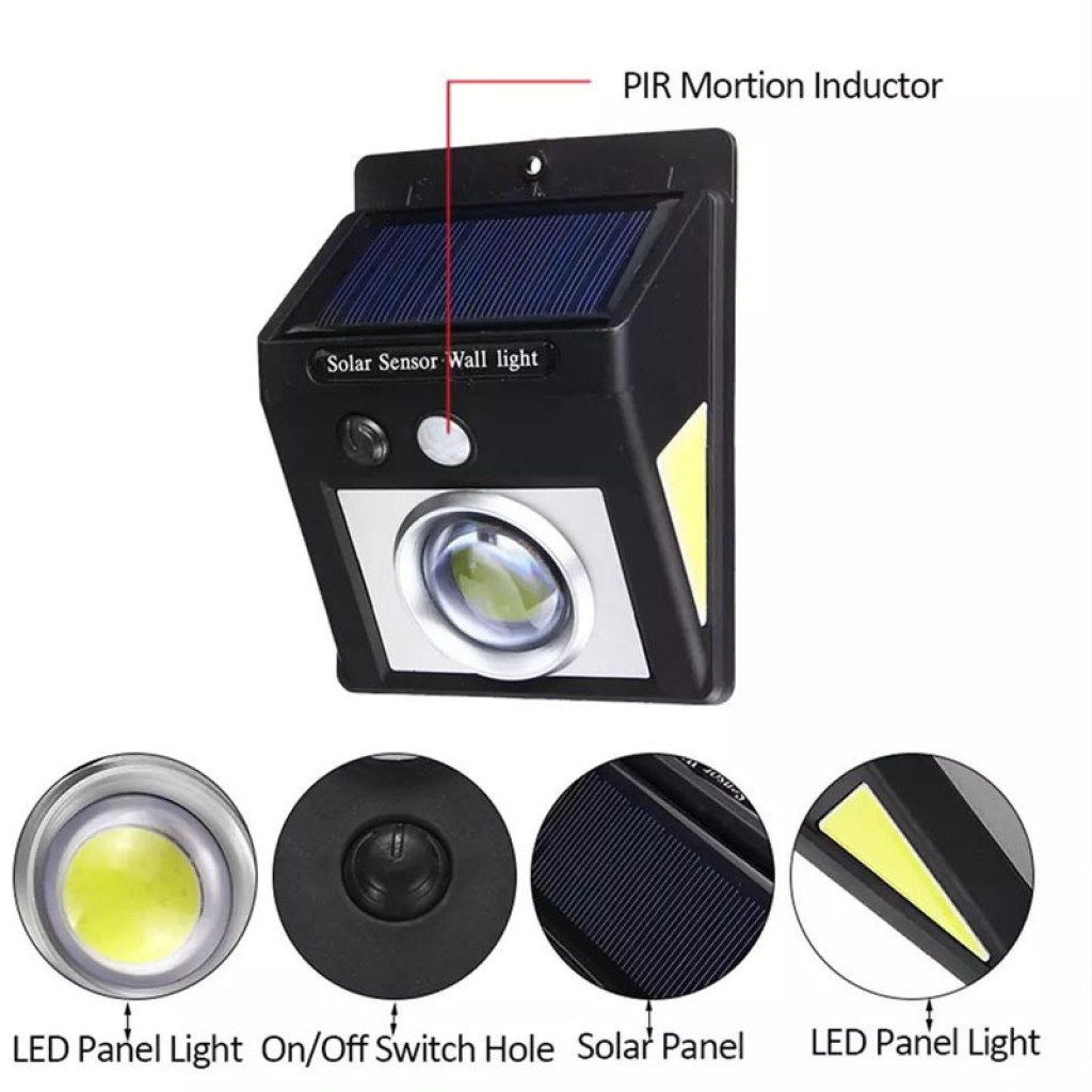 εξωτερικός ηλιακός προβολέας led